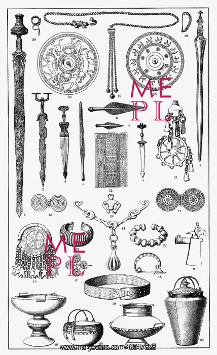: science, arceology, artefacts from Hallstadt : science, arceology, artefacts from Hallstadt