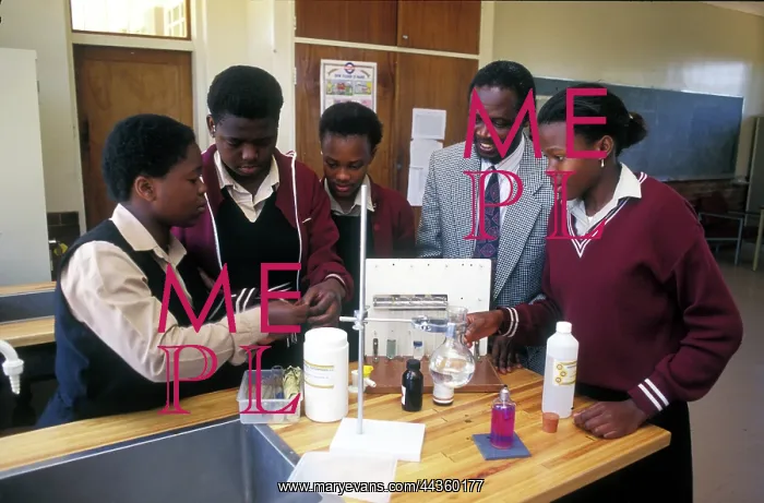 : Science class at school : Science class at school