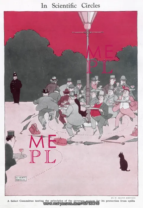 : In Scientific Circles by W. Heath Robinson : In Scientific Circles by W. Heath Robinson