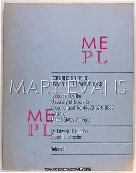 : Scientific Study of Unidentified Flying Objects, book cover : Scientific Study of Unidentified Flying Objects, book cover