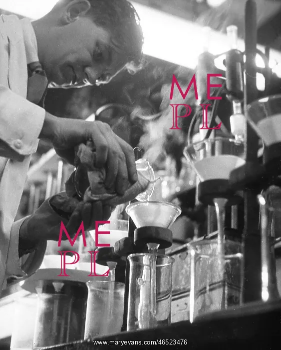  : SCIENTIST POURS 1955