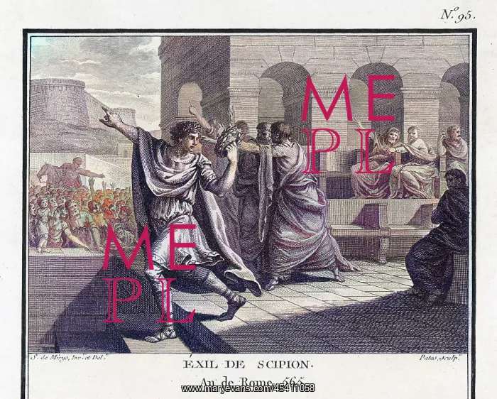 : Scipio Africanus retires from Rome : Scipio Africanus retires from Rome