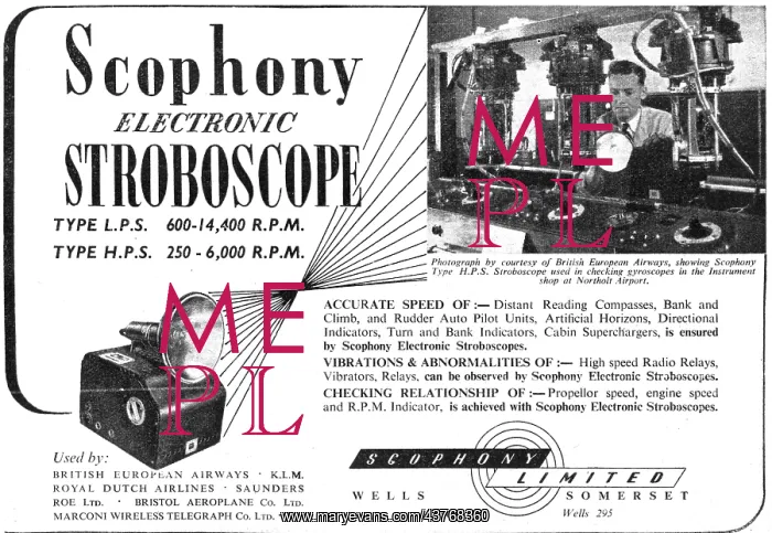 : Scophony Electronic Stroboscope : Scophony Electronic Stroboscope