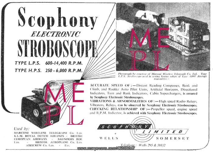 : Scophony Electronic Stroboscope : Scophony Electronic Stroboscope