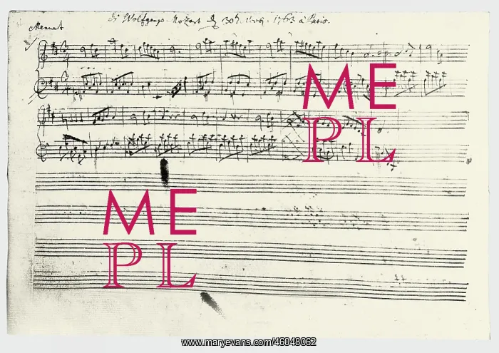  : A score by W. A. Mozart