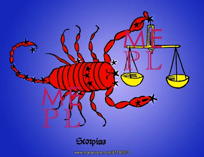 : Scorpius Constellation, Zodiac, 1482 : Scorpius Constellation, Zodiac, 1482