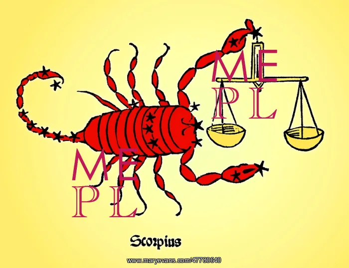 : Scorpius Constellation, Zodiac, 1482 : Scorpius Constellation, Zodiac, 1482