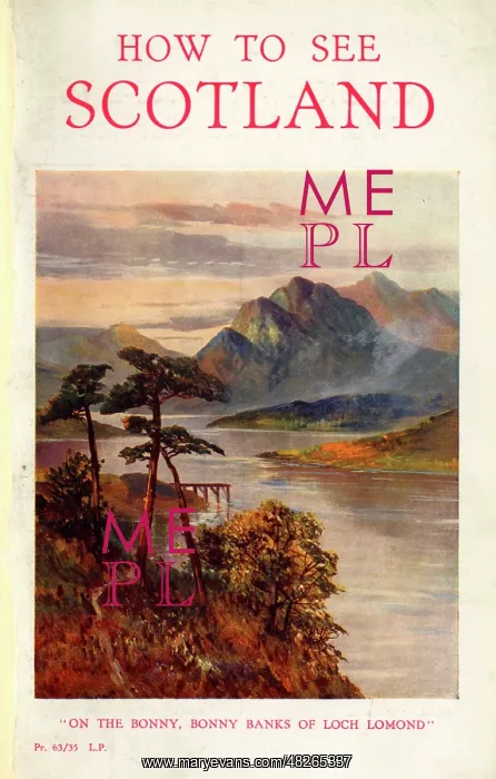  : Scotland. Thomas Cook Brochure Cover - Scotland