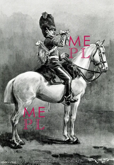  : Scots Greys Trumpeter on horseback