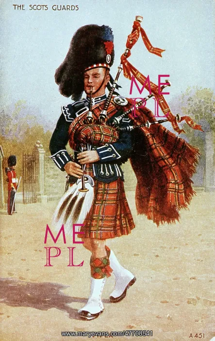  : Scots Guard playing the bagpipes
