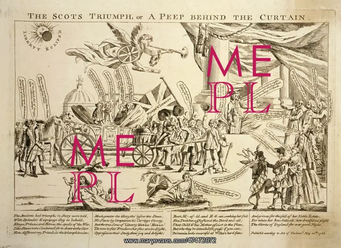 : The Scots triumph, or a peep behind the curtain : The Scots triumph, or a peep behind the curtain