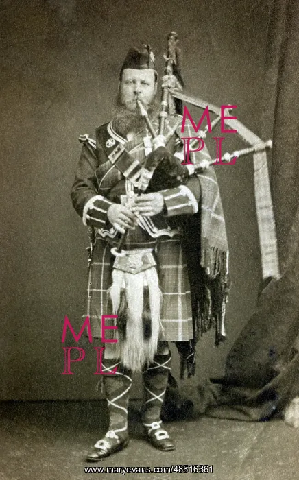  : Scotsman playing the Bagpipes