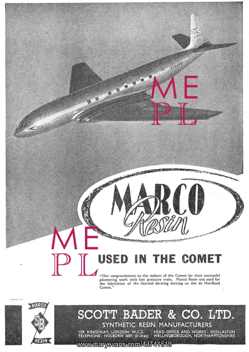 : Scott Bader Marco Resin For Comet De-Icing Ducting : Scott Bader Marco Resin For Comet De-Icing Ducting