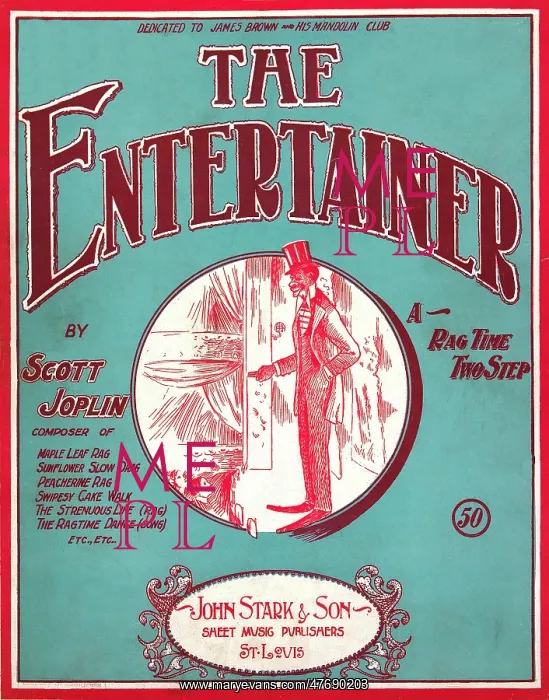 : Scott Joplin, The Entertainer, 1902 : Scott Joplin, The Entertainer, 1902