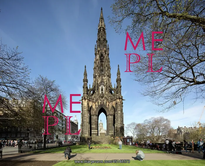 : Scott Monument, Edinburgh, Scotland : Scott Monument, Edinburgh, Scotland