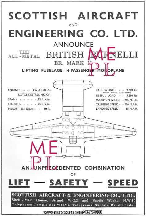 : Scottish Aircraft British Burnelli : Scottish Aircraft British Burnelli