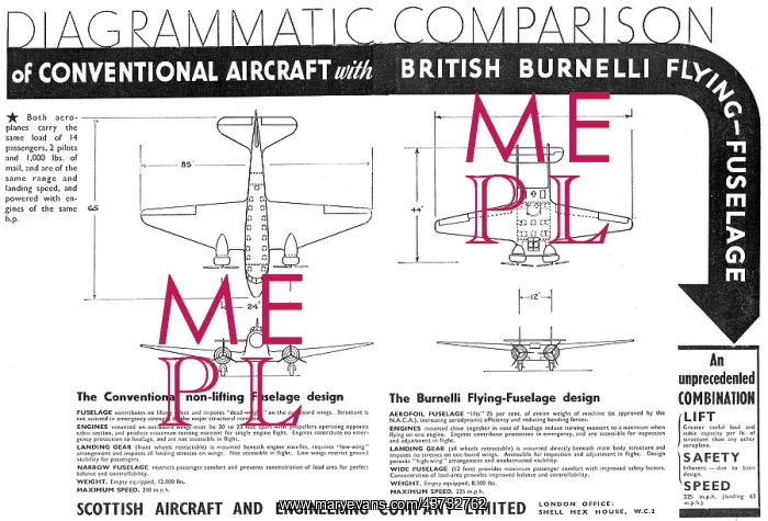 : Scottish Aircraft British Burnelli - Lifting Fuselage : Scottish Aircraft British Burnelli - Lifting Fuselage