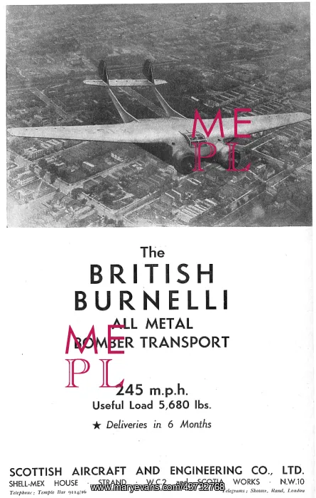  : Scottish Aircraft British Burnelli - Lifting Fuselage