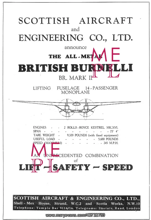 : Scottish Aircraft British Burnelli - Lifting Fuselage : Scottish Aircraft British Burnelli - Lifting Fuselage