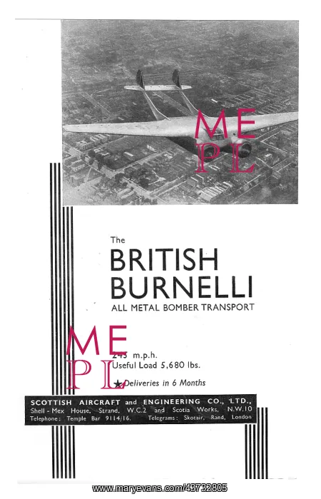  : Scottish Aircraft British Burnelli - Lifting Fuselage