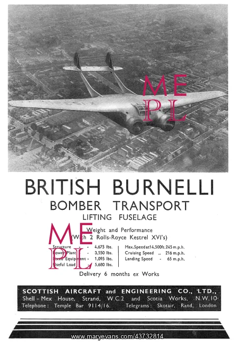  : Scottish Aircraft British Burnelli - Lifting Fuselage