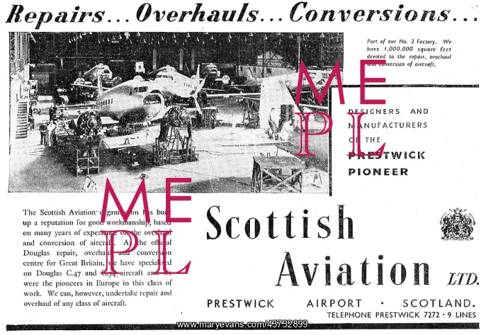 : Scottish Aviation - C47 & C54 Repairs & Conversions : Scottish Aviation - C47 & C54 Repairs & Conversions