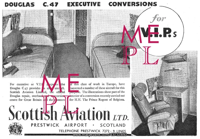 : Scottish Aviation - Dakota DC3 Executive Conversions : Scottish Aviation - Dakota DC3 Executive Conversions
