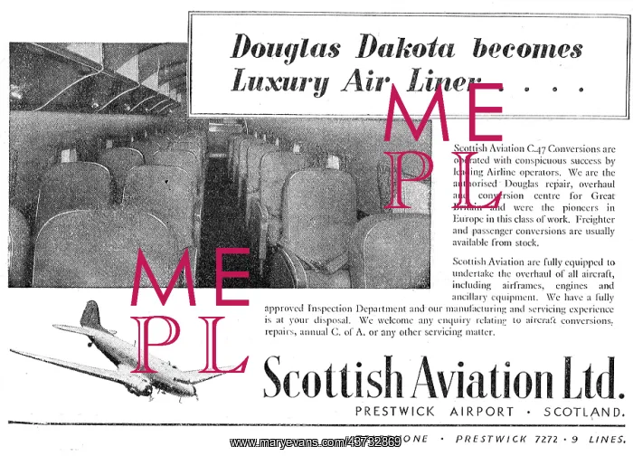 : Scottish Aviation - Dakota DC3 Luxury Conversions : Scottish Aviation - Dakota DC3 Luxury Conversions
