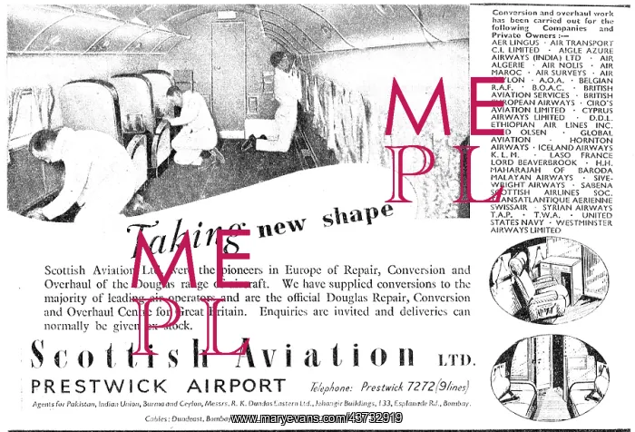 : Scottish Aviation - Dakota & Skymaster Repairs & Conversions : Scottish Aviation - Dakota & Skymaster Repairs & Conversions