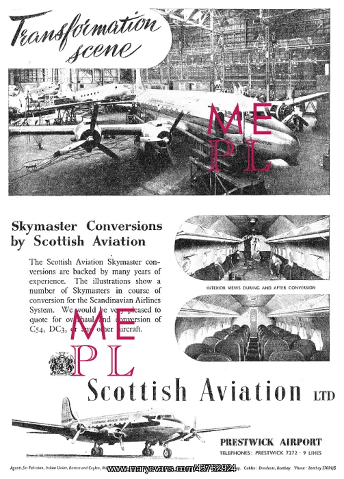 : Scottish Aviation - Dakota & Skymaster Repairs & Conversions : Scottish Aviation - Dakota & Skymaster Repairs & Conversions