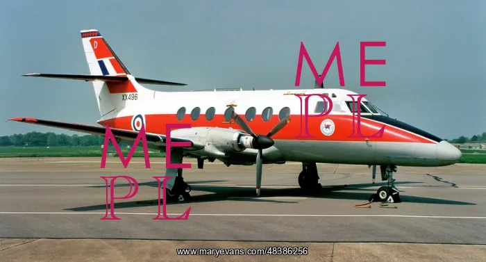 : Scottish Aviation Jetstream T.1 XX496 - D : Scottish Aviation Jetstream T.1 XX496 - D