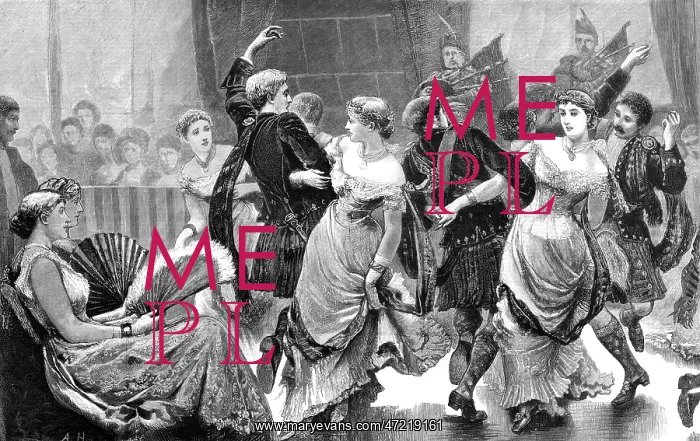 : SCOTTISH BALL 1878 : SCOTTISH BALL 1878