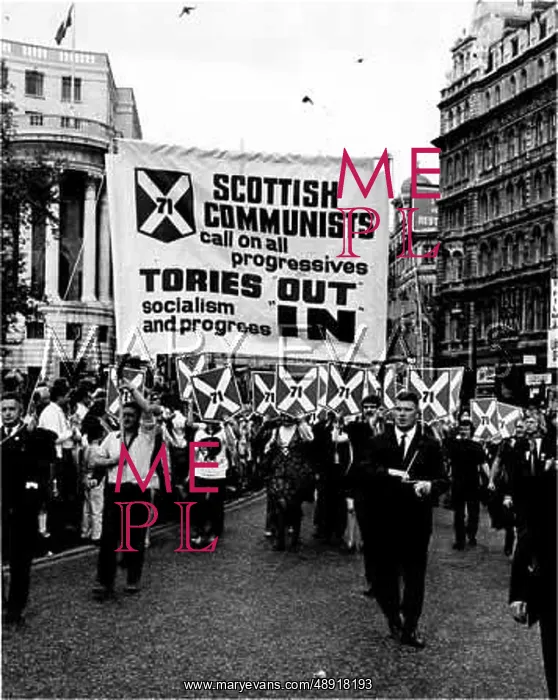 : SCOTTISH COMMUNISTS 1971 : SCOTTISH COMMUNISTS 1971