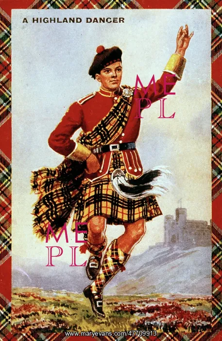  : Scottish highland dancer
