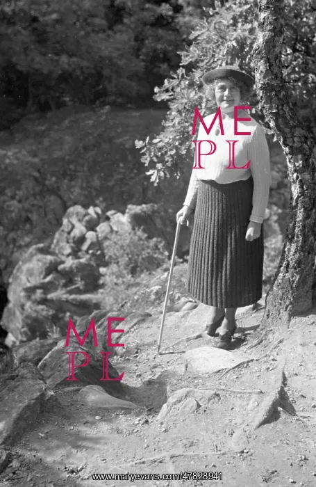 : Scottish lady out hill-walking : Scottish lady out hill-walking