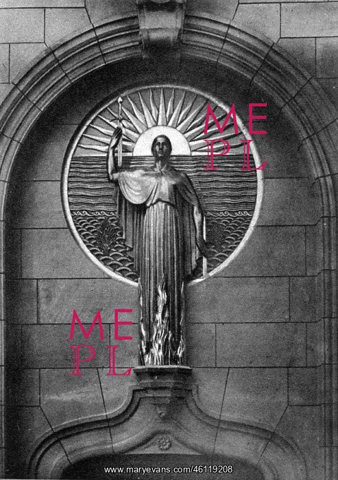 : Scottish National War Memorial, Edinburgh - Reveille Statue : Scottish National War Memorial, Edinburgh - Reveille Statue