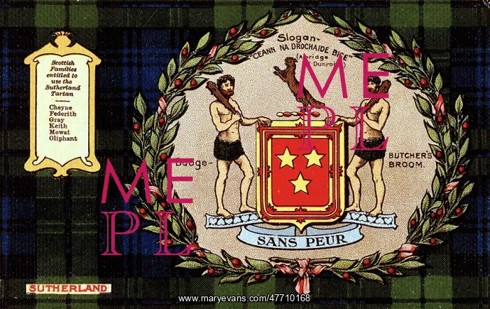 : Scottish tartan -- Sutherland Clan : Scottish tartan -- Sutherland Clan