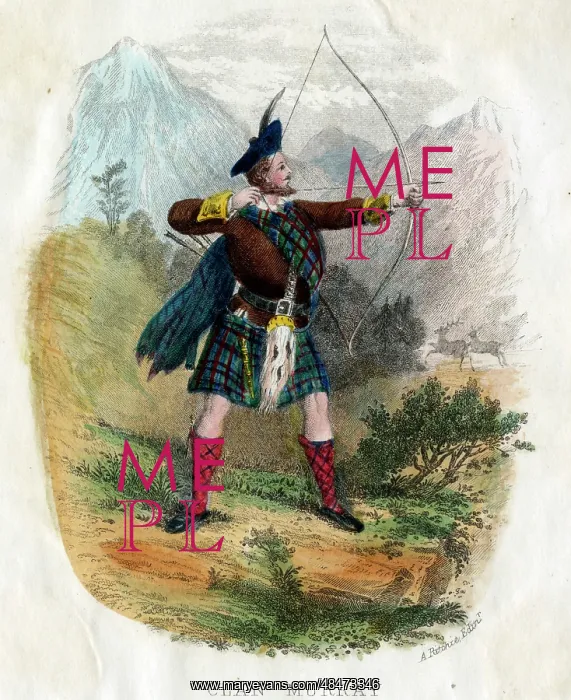  : Scottish Types - Archery, Clan Murray