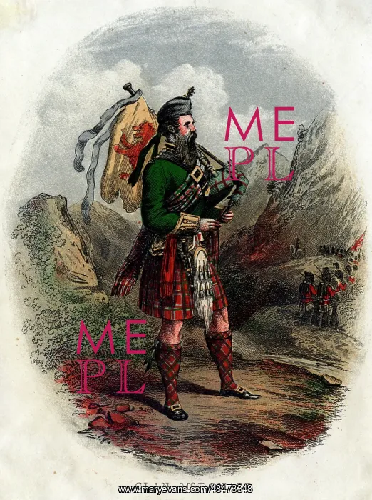  : Scottish Types - Bagpipes, Clan McDonald