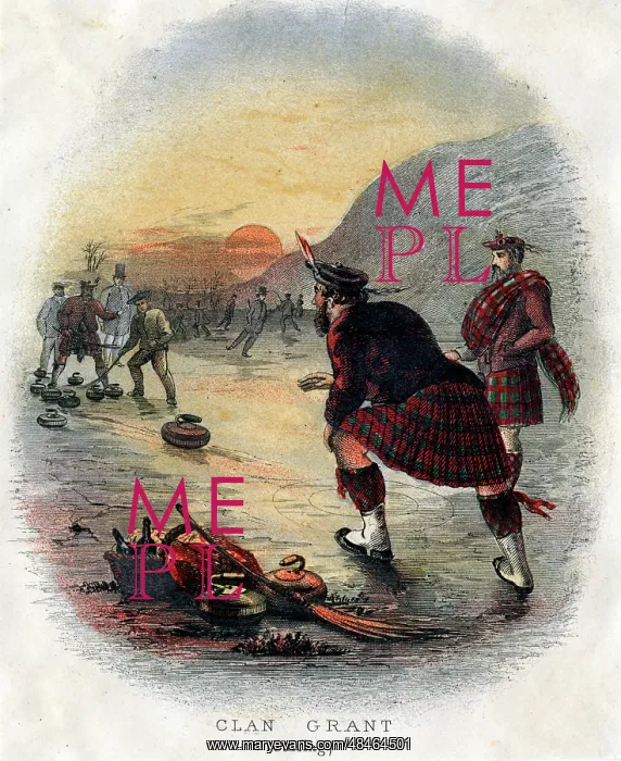  : Scottish Types - Curling, Clan Grant