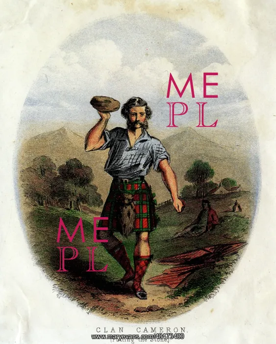  : Scottish Types - Putting the Stone, Clan Cameron
