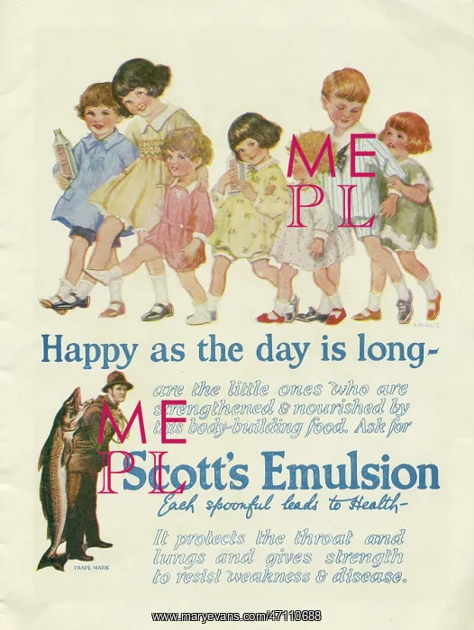 : Scott's Emulsion advertisement : Scott's Emulsion advertisement