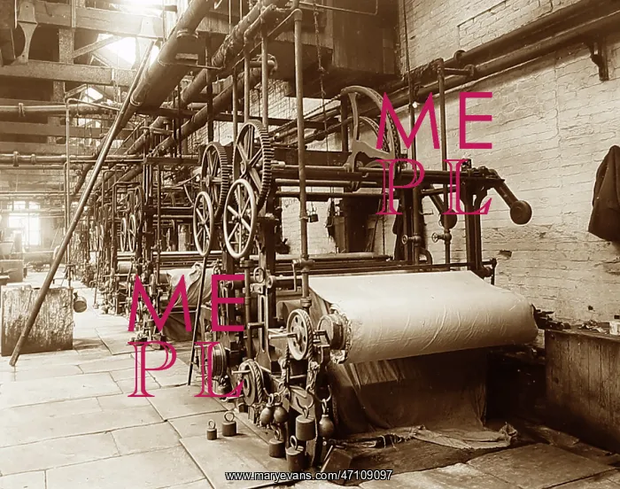 : Scouring cloth in a woollen mill in Bradford : Scouring cloth in a woollen mill in Bradford