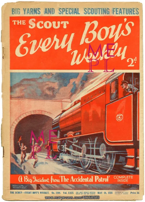 : The Scout, Every Boys Weekly, front cover : The Scout, Every Boys Weekly, front cover