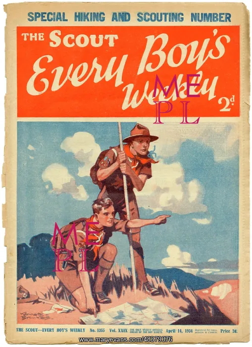 : The Scout, Every Boys Weekly front cover : The Scout, Every Boys Weekly front cover