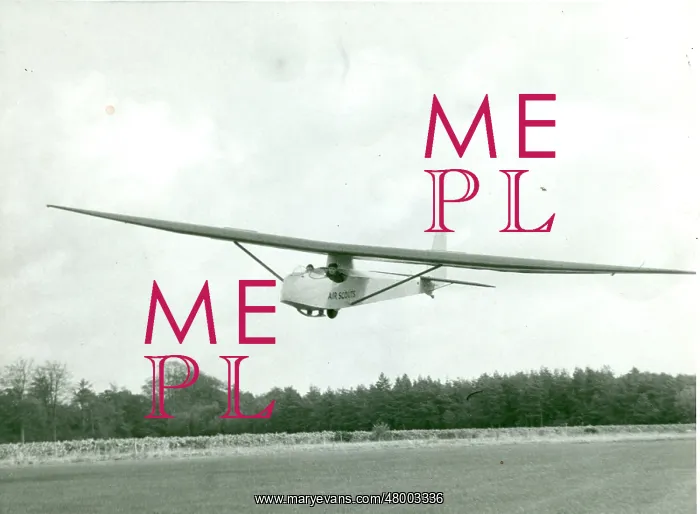 : Scout glider in flight : Scout glider in flight