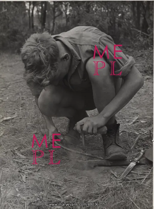 : Scout producing fire, Australia : Scout producing fire, Australia