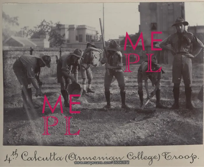 : Scouts of the 4th Calcutta Troop, India : Scouts of the 4th Calcutta Troop, India
