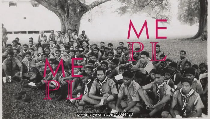 : Scouts at camp, Fiji, South Pacific : Scouts at camp, Fiji, South Pacific