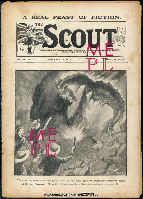 : SCOUTS / DINOSAUR FOSSIL : SCOUTS / DINOSAUR FOSSIL